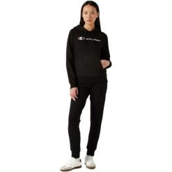 Bluza Z Kapturem Z Kangurką Dla Kobiet. Białe bluzy Champion, l, bez wzorów, z bawełny, z kapturem. Za 356.99 zł.