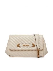 Guess Torebka HWQB94 95210 Écru. Torebki klasyczne Guess, z aplikacjami, ze skóry, bez dodatków. Za 299.99 zł.