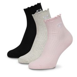 Skarpety Roxy. Czerwone skarpety Roxy, bez wzorów. Za 34.99 zł.