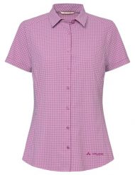 Koszula damska Seiland Shirt III. Czerwone koszule Vaude, bez wzorów, z materiału, bez kołnierzyka, bez ramiączek. Za 371.25 zł.