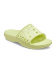 Crocs Klapki "Baya II" w kolorze limonkowym rozmiar: 46/47. Zielone klapki Crocs, bez wzorów, z otwartym noskiem, bez obcasa. Za 79.21 zł.
