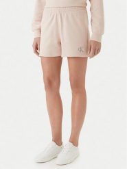 Calvin Klein Jeans Szorty materiałowe LV047B271G Różowy Regular Fit. Czerwone szorty Calvin Klein Jeans, bez wzorów, z bawełny. Za 289.99 zł.