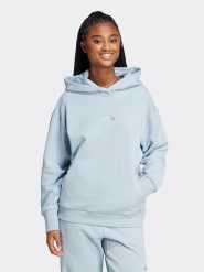 Adidas Bluza w kolorze błękitnym rozmiar: XL. Niebieskie bluzy Adidas, xl, bez wzorów, z bawełny, z kapturem. Za 200.45 zł.