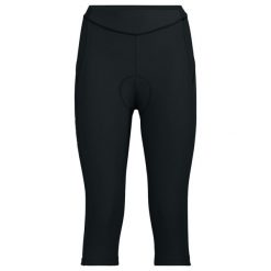 Legginsy 3/4 damskie VAUDE Advanced IV. Czarne legginsy Vaude, bez wzorów. W wyprzedaży za 299.25 zł.