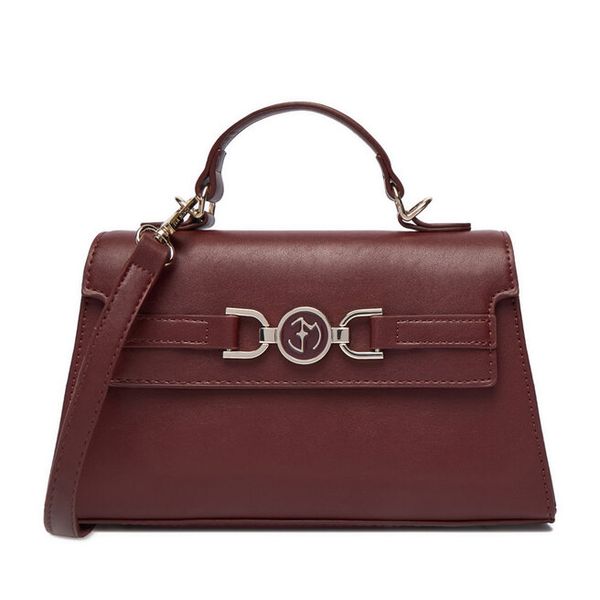 Torebka Eva Minge. Czerwone torebki klasyczne Eva Minge, bez wzorów, bez dodatków. Za 169.99 zł.