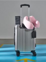 Walizka podróżna - srebrny. Szare walizki Sinsay, bez wzorów. Za 129.99 zł.