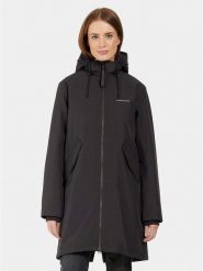 Didriksons Parka Fia 505372 Czarny Relaxed Fit. Czarne parki Didriksons, z syntetyku, bez kaptura. Za 529.99 zł.