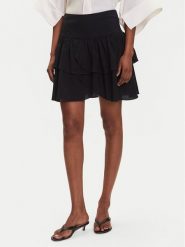 Vero Moda Spódnica mini Clara 10336425 Czarny Regular Fit. Czarne spódnice Vero Moda, xl, bez wzorów, z wiskozy, mini. Za 119.99 zł.