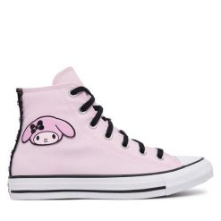 Trampki Converse. Czerwone trampki Converse, bez wzorów, bez zapięcia. Za 399.99 zł.