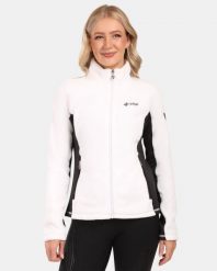 Damska ciepła bluza Kilpi SKATHI-W. Białe bluzy Kilpi, bez wzorów, z materiału, bez kaptura. Za 229.99 zł.