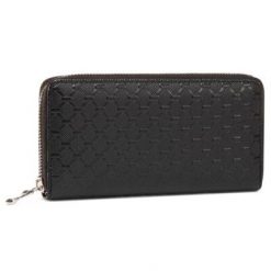 ACCCESSORIES 1W1-060-AW20 Czarny. Czarne portfele ACCCESSORIES, bez wzorów, ze skóry ekologicznej. Za 39.99 zł.