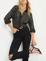 LA Angels Koszula w kolorze czarnym rozmiar: XL. Czarne koszule LA Angels, xl, bez wzorów, bez kołnierzyka, bez ramiączek. Za 152.99 zł.