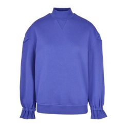 Bluza damska Urban Classics turtleneck crew. Niebieskie bluzy Urban Classics, bez wzorów, bez kaptura. Za 214.00 zł.