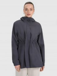 KURTKA PARKA DAMSKA 4F PRZEJŚCIOWA MEMBRANA 8000 XS F686. Szare parki 4f, uniwersalny, z dresówki, sportowe, bez kaptura. Za 258.32 zł.