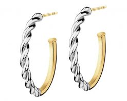 Złote kolczyki - koła, 19 mm. Żółte kolczyki Apart, złote. Za 849.00 zł.