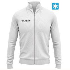 Biała bluza unisex Givova Freetime z zamkiem. Białe bluzy Givova, m, bez wzorów, z bawełny, bez kaptura. Za 161.99 zł.
