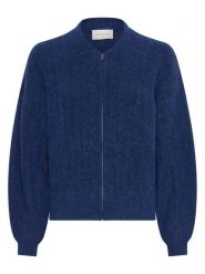 MOSS COPENHAGEN Kardigan "Nenaya" w kolorze niebieskim rozmiar: M/L. Niebieskie kardigany Moss Copenhagen, l, bez wzorów, z wełny. Za 254.14 zł.