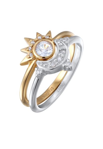 Elli Elli Pierścień Pierścionki 1 ct Damski. Pierścionki Elli, z cyrkonią, pozłacane. Za 228.99 zł.