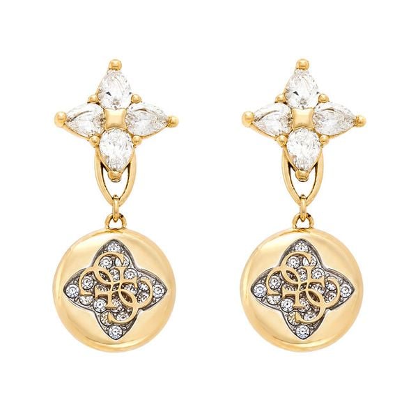 Kolczyki Guess. Żółte kolczyki Guess, złote. Za 279.99 zł.