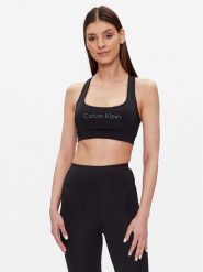 Calvin Klein Performance Biustonosz top 00GWS3K119 Czarny. Czarne biustonosze Calvin Klein Performance, s, bez wzorów, z syntetyku, bez kołnierzyka, bez ramiączek. Za 129.99 zł.
