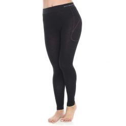 Legginsy wełniane z długą nogawką damskie Brubeck ACTIVE WOOL. Czarne legginsy Brubeck, m, bez wzorów, z elastanu, długie. Za 169.00 zł.
