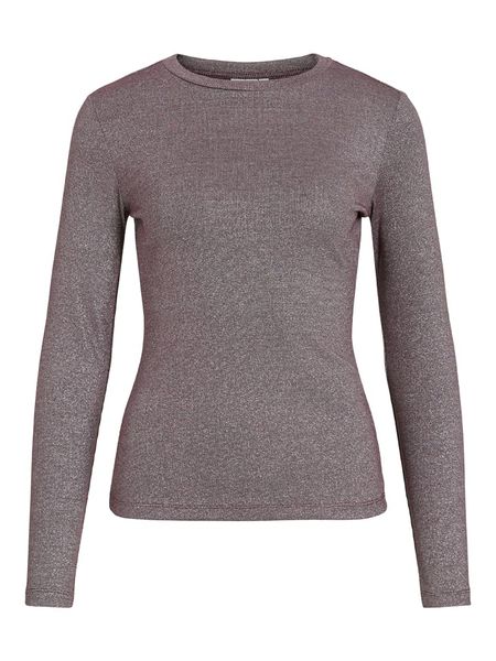 Vila Koszulka "Vicatera" w kolorze jasnobrązowym rozmiar: M. Brązowe bluzki Vila, m, bez wzorów, bez kołnierzyka, bez ramiączek. Za 73.76 zł.