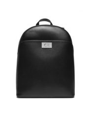 Calvin Klein Plecak Ck Push Domed Backpack K60K612341 Czarny. Czarne plecaki Calvin Klein, bez wzorów, ze skóry. Za 439.99 zł.