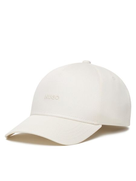 HUGO Czapka z daszkiem 50519255 Biały. Białe czapki Hugo, bez wzorów, z bawełny. Za 159.99 zł.
