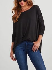 Milan Kiss Koszulka w kolorze czarnym rozmiar: M. Czarne bluzki Milan Kiss, m, bez wzorów, bez kołnierzyka, bez ramiączek. Za 127.65 zł.