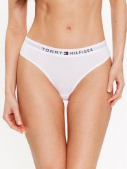 Tommy Hilfiger Figi klasyczne UW0UW04145 Biały. Białe figi TOMMY HILFIGER, s, bez wzorów, z bawełny. Za 59.99 zł.