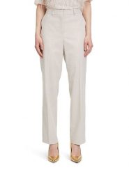 BETTY & CO Spodnie w kolorze kremowym rozmiar: 40. Brązowe spodnie materiałowe Betty & Co, na co dzień, bez wzorów, z materiału. Za 109.26 zł.