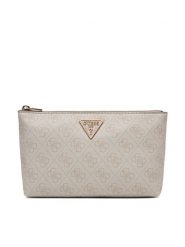 Guess Kosmetyczka Laurell II Slg SWSG74 59145 Kremowy. Białe kufry i kosmetyczki Guess, z aplikacjami, ze skóry, bez dodatków. Za 264.99 zł.