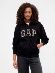 GAP Bluza w kolorze czarnym rozmiar: XS. Czarne bluzy GAP, xs, bez wzorów, bez kaptura. Za 105.63 zł.