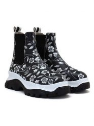 Goby Sztyblety w kolorze czarno-białym rozmiar: 40. Białe botki Goby, bez zapięcia. Za 347.99 zł.