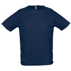 Męska Sportowa Koszulka Raglanowa. Niebieskie topy SOL'S, m, bez wzorów, z materiału, bez kołnierzyka, bez ramiączek. Za 79.99 zł.