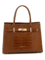 Mia Tomazzi Skórzana torebka "Beltrami" w kolorze jasnobrązowym - 29 x 22 x 14 cm rozmiar: onesize. Brązowe torby na ramię Mia Tomazzi, bez wzorów, z materiału, przez ramię, bez dodatków. Za 382.99 zł.