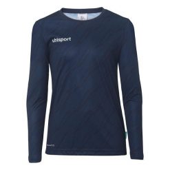 Koszulka bramkarska z długim rękawem Uhlsport Progressive. Białe bluzki Uhlsport, bez wzorów, sportowe, bez kołnierzyka, bez ramiączek. Za 177.50 zł.
