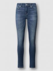 Pepe Jeans Dżinsy - Skinny fit - w kolorze niebieskim rozmiar: W26/L32. Niebieskie jeansy Pepe Jeans, l, z aplikacjami. Za 260.99 zł.