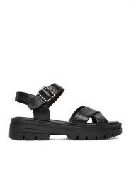 Lasocki Sandały CEO-WB-LINA-23 Czarny. Czarne sandały Lasocki, bez wzorów, ze skóry, bez obcasa, na płaskiej podeszwie, bez zapięcia. Za 169.99 zł.