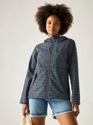 Regatta Kurtka przeciwdeszczowa "Bayletta" w kolorze granatowym rozmiar: 34. Niebieskie kurtki sportowe Regatta, m, bez wzorów, bez kaptura, outdoorowe. Za 159.59 zł.