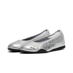 Damskie baleriny Catch Metallic Whisper PUMA. Czarne obuwie sportowe Puma, na lato, bez zapięcia. Za 279.00 zł.