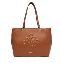 Torebka Nine West. Brązowe torebki klasyczne Nine West, bez wzorów, bez dodatków. Za 249.99 zł.