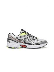 Saucony Sneakersy w kolorze srebrno-białym rozmiar: 40. Białe trampki Saucony, bez wzorów, z materiału, bez zapięcia. Za 333.81 zł.