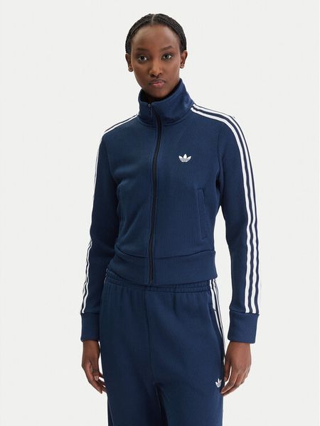 Adidas Bluza Firebird adicolor JY2614 Granatowy Regular Fit. Niebieskie bluzy Adidas, xs, bez wzorów, z syntetyku, bez kaptura. Za 233.99 zł.