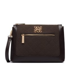 Torebka Nine West. Brązowe listonoszki Nine West, bez wzorów, bez dodatków. Za 249.99 zł.