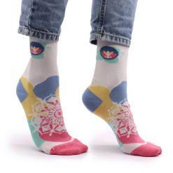 Skarpetki bambusowe Hop Hare - Medytacja 36-40. Białe skarpety NO BRAND, bez wzorów, z elastanu. Za 29.99 zł.