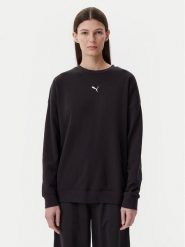 Puma Bluza Ess 685401 Czarny Oversize. Czarne bluzy Puma, l, bez wzorów, z bawełny, bez kaptura. Za 119.99 zł.