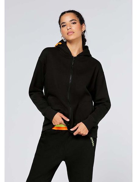 Chiemsee Bluza w kolorze czarnym rozmiar: S. Czarne bluzy Chiemsee, s, bez wzorów, bez kaptura. Za 113.63 zł.