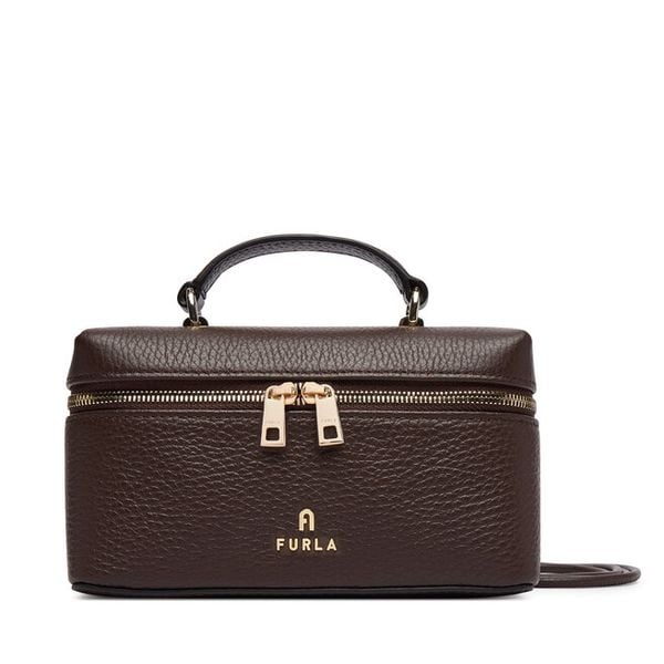 Torebka Furla. Brązowe torebki klasyczne Furla, bez wzorów, bez dodatków. Za 944.99 zł.