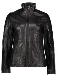 Bugatti Skórzana kurtka w kolorze czarnym rozmiar: 42. Czarne kurtki Bugatti, bez wzorów, ze skóry, bez kaptura. Za 632.42 zł.